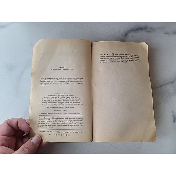 Flash Back By Michael Palmer Paperback - Picture 4 of 10